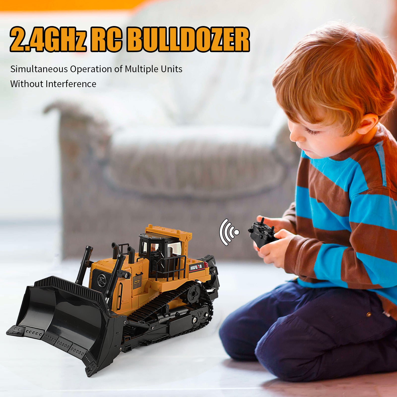 Huina 1554 1:16 RC Bulldozer