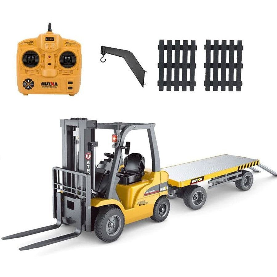 Huina 1576 1:10 RC Forklift + Flat Bed