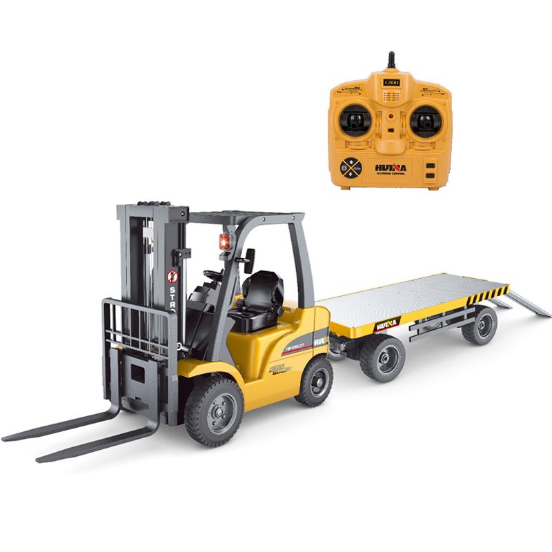 Huina 1576 1:10 RC Forklift + Flat Bed