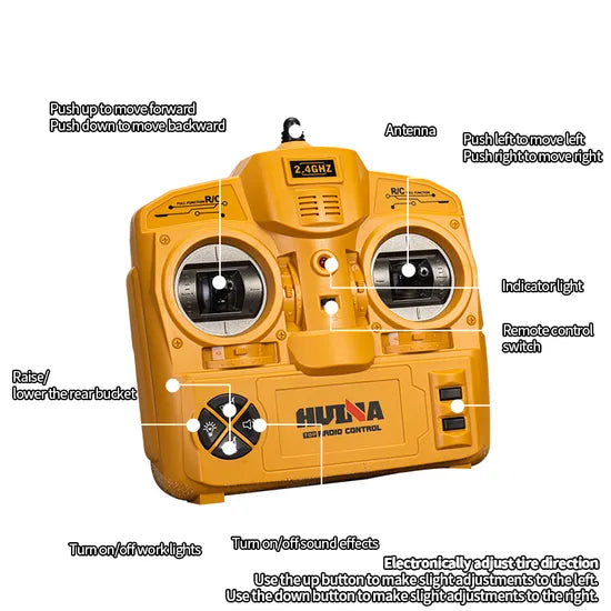 Huina 1573 1:14 RC Dump Truck