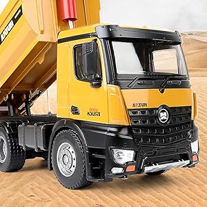 HUINA 1582 1:14 All Metal Heavy Duty Dump Truck Toy